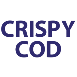 The Crispy Cod Billingham logo.